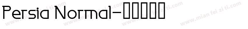 Persia Normal字体转换